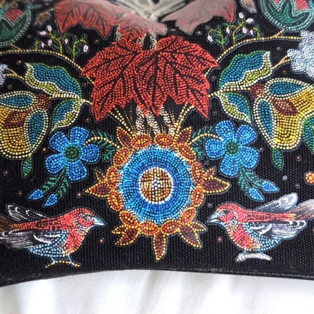 Ela +Belcourt Artisan Collection Canvas Clutch... Limited Edition